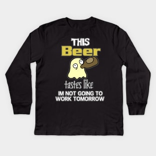 Beer. Kids Long Sleeve T-Shirt